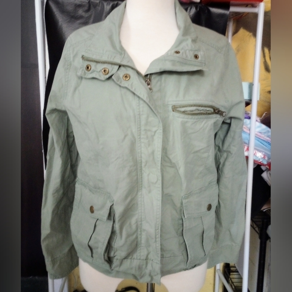 Gap olive green cargo jacket